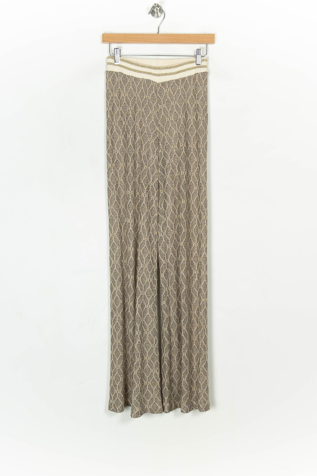 Pantalon Taupe et Beige - Taille XS/34 de la marque Imprevu | PARAD124365 - Vendu par Paradigme - Image 2