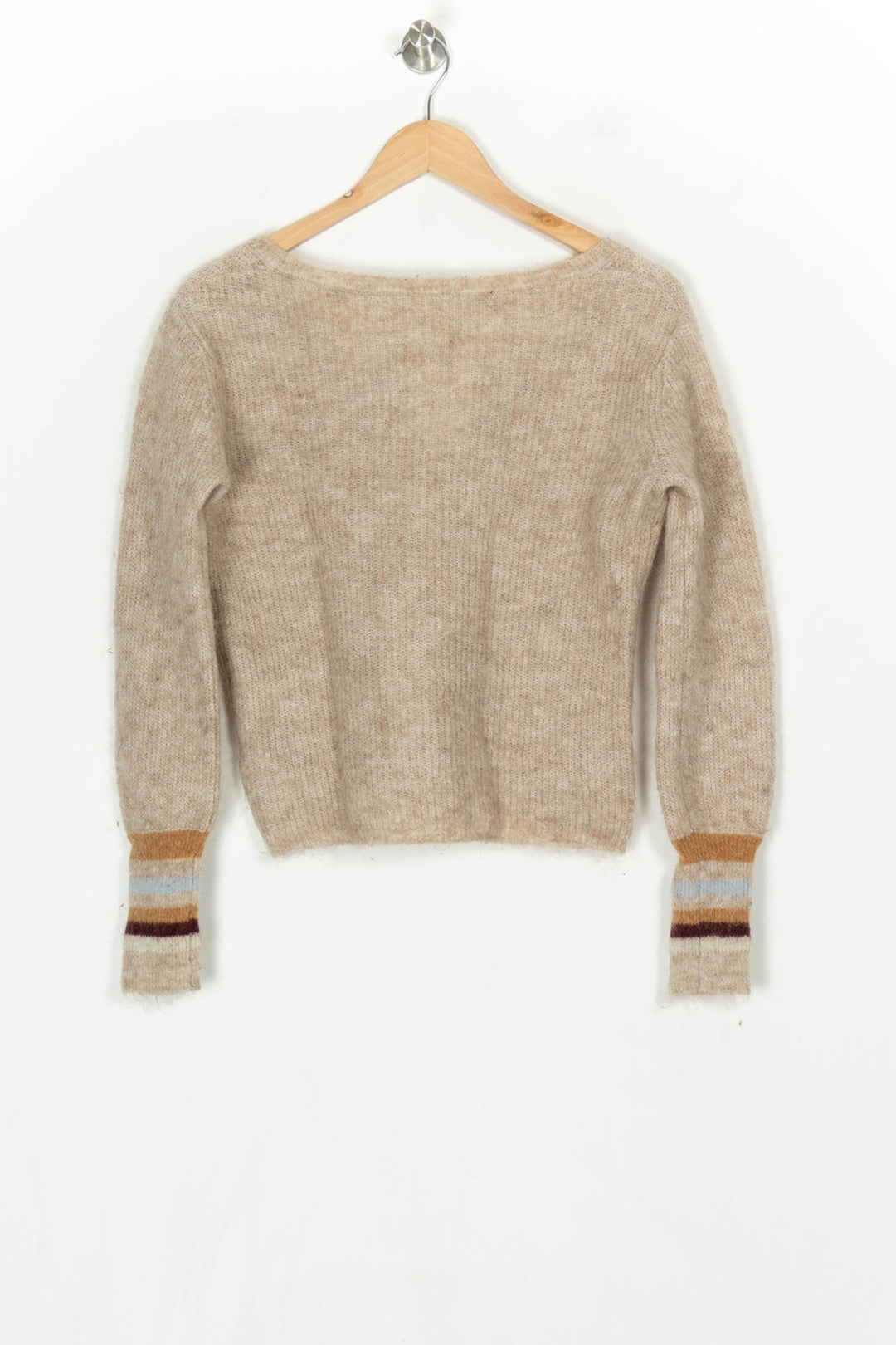 Pull Beige - Taille S/36 de la marque Caroll | PARAD124367 - Vendu par Paradigme - Image 5