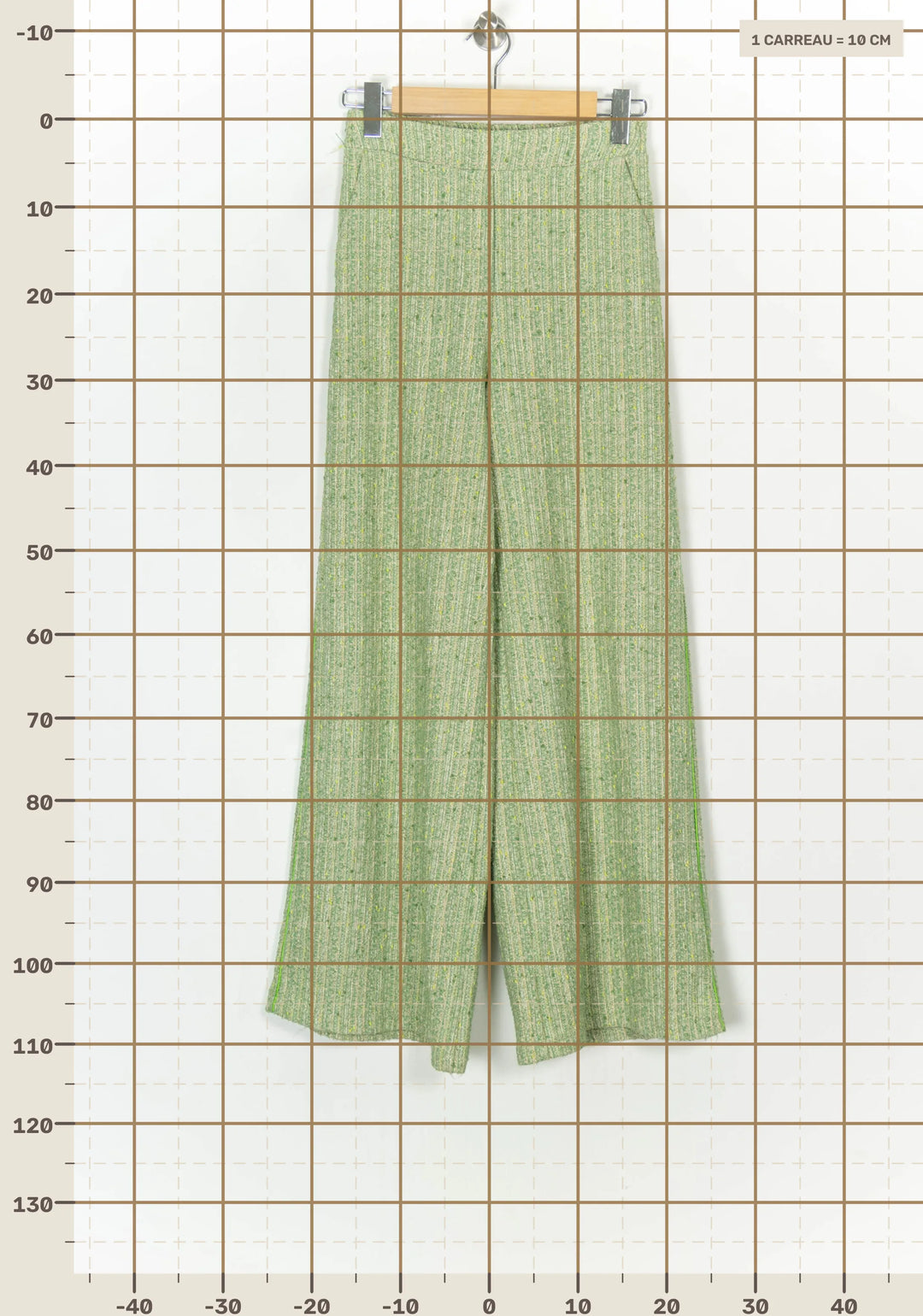 Pantalon Vert pâle - Taille XS/34 de la marque Imprevu | PARAD124369 - Vendu par Paradigme - Image 4