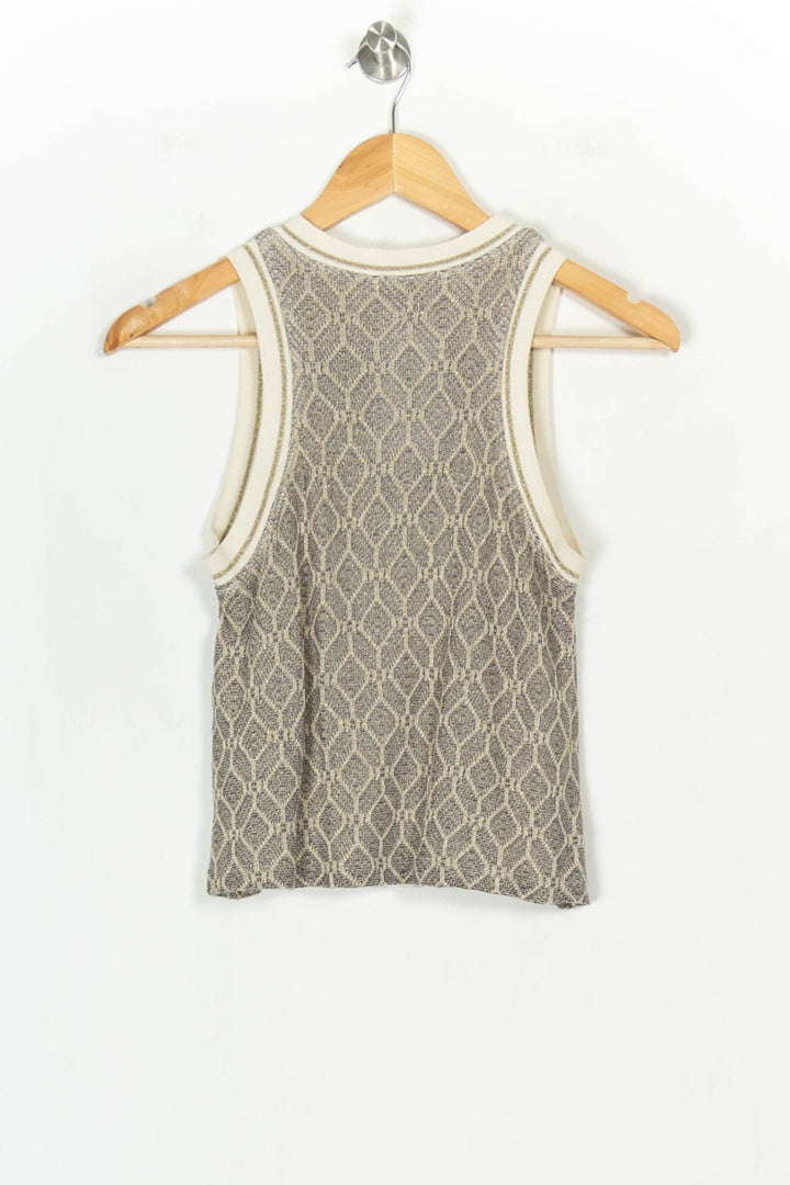 Débardeur Gris et Beige - Taille XS/34 de la marque Imprevu | PARAD124370 - Vendu par Paradigme - Image 5