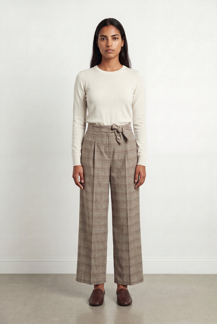 Pantalon Beige - Taille L/40 de la marque Caroll | PARAD124371 - Vendu par Paradigme - Image 1