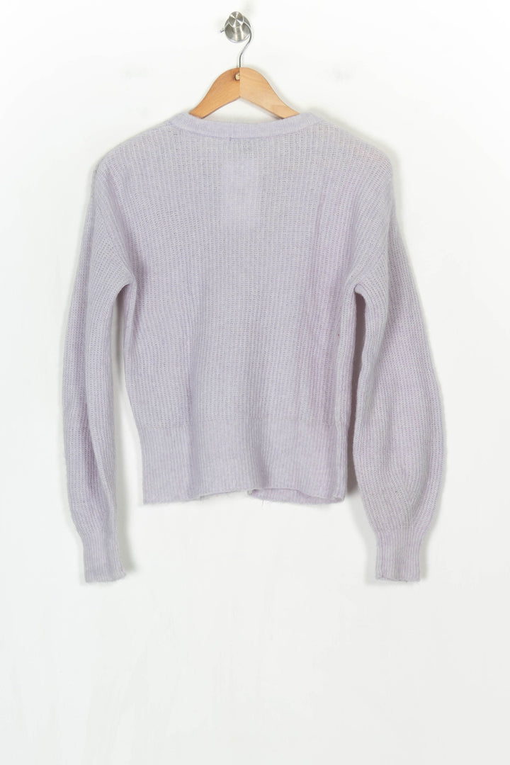 Cardigan Violet - Taille S/36 de la marque Caroll | PARAD124372 - Vendu par Paradigme - Image 5