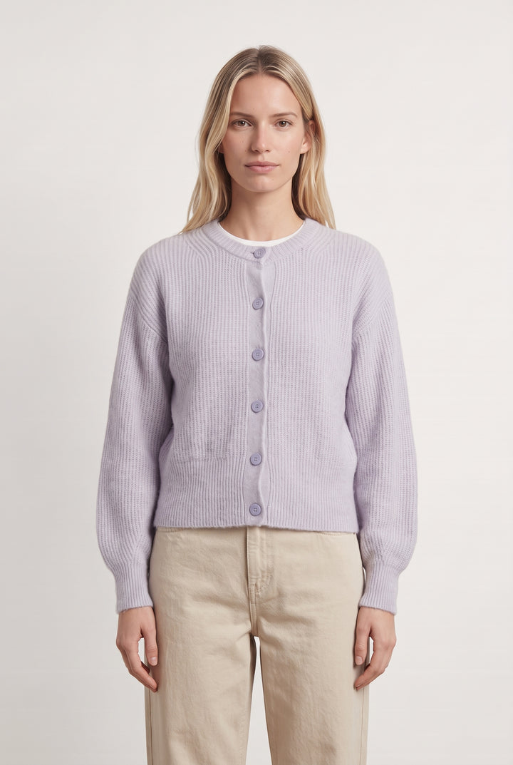 Cardigan Violet - Taille S/36 de la marque Caroll | PARAD124372 - Vendu par Paradigme - Image 1