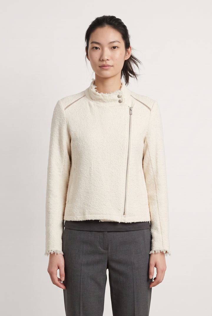 Veste Courte Beige - Taille M/38 de la marque One Step | PARAD124375 - Vendu par Paradigme - Image 1