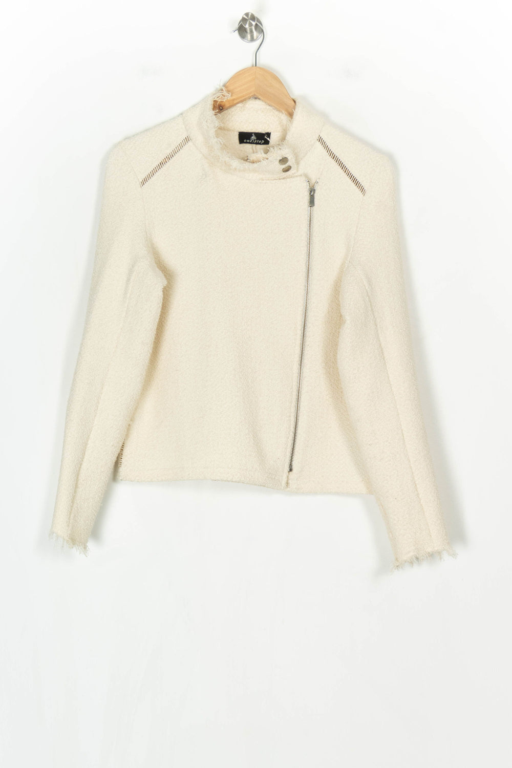 Veste Courte Beige - Taille M/38 de la marque One Step | PARAD124375 - Vendu par Paradigme - Image 2