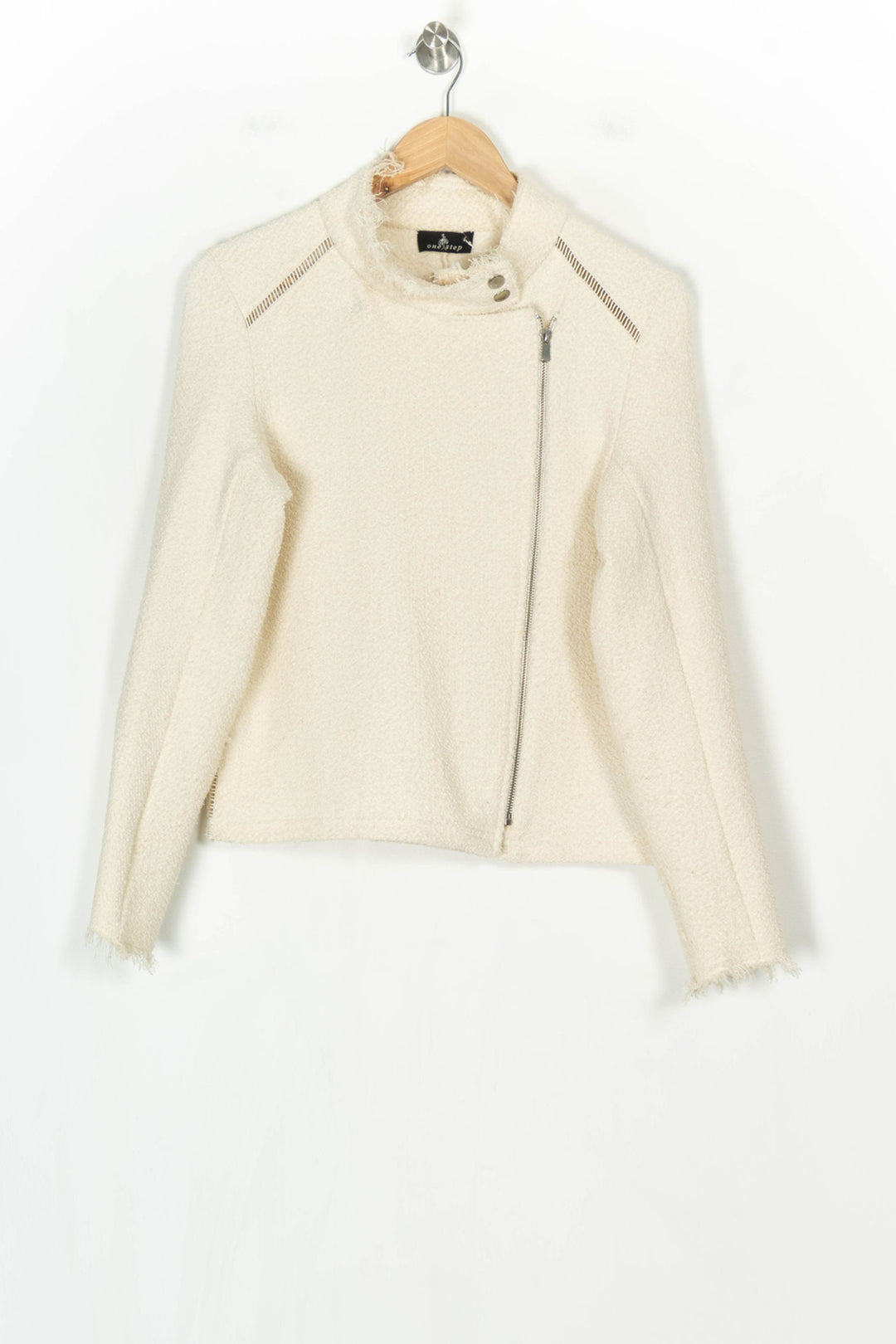 Veste Courte Beige - Taille M/38 de la marque One Step | PARAD124375 - Vendu par Paradigme - Image 2
