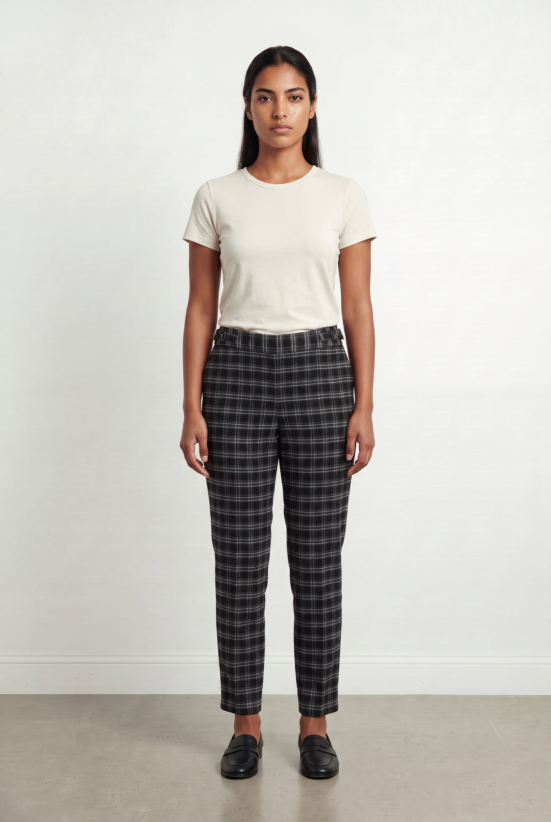 Pantalon Noir et Blanc - Taille L/40 de la marque Caroll | PARAD124381 - Vendu par Paradigme - Image 1