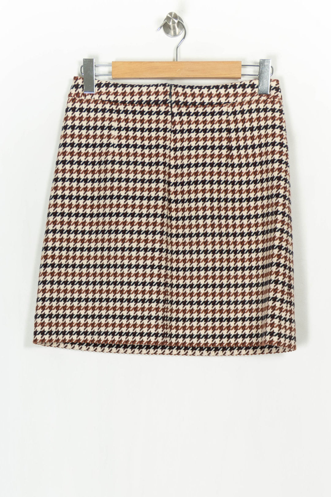 Jupe Courte Beige et Marron - Taille L/40 de la marque Caroll | PARAD124382 - Vendu par Paradigme - Image 5