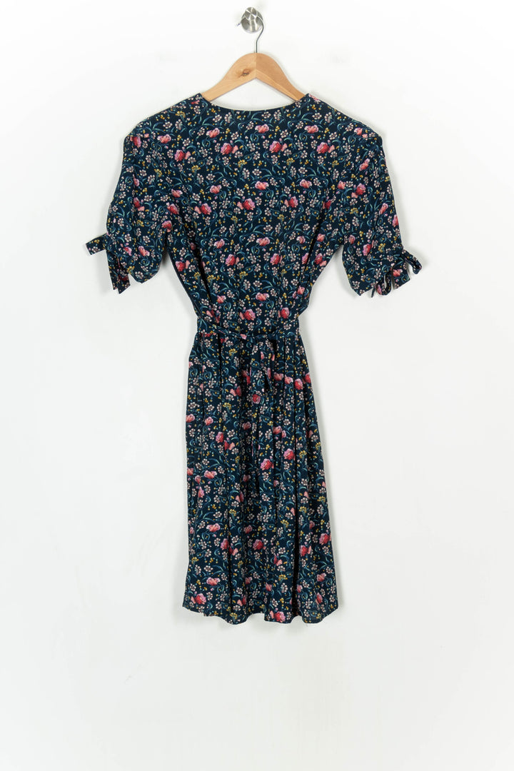 Robe Midi Bleu Marine et Rose - Taille L/40 de la marque Kookai | PARAD124386 - Vendu par Paradigme - Image 5