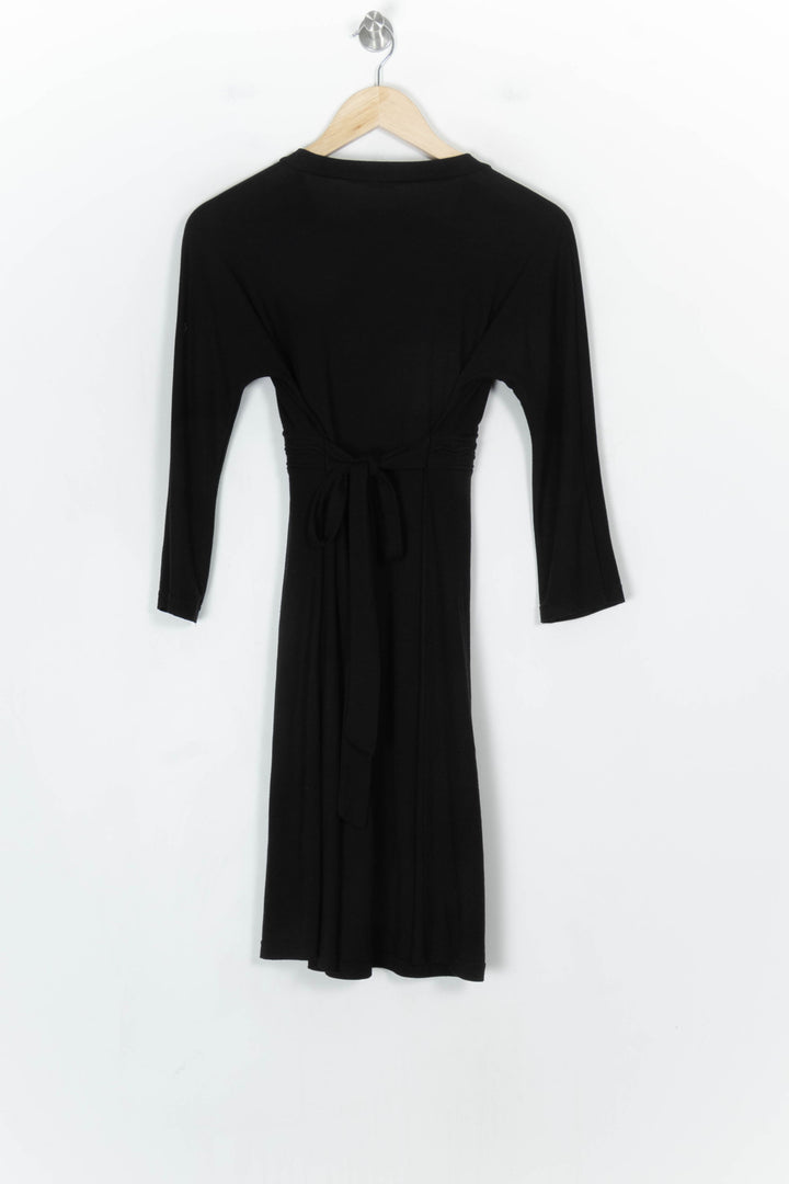 Robe Midi Cache-Cœur Noire - Taille M/38 de la marque ZAPA | PARAD124387 - Vendu par Paradigme - Image 5