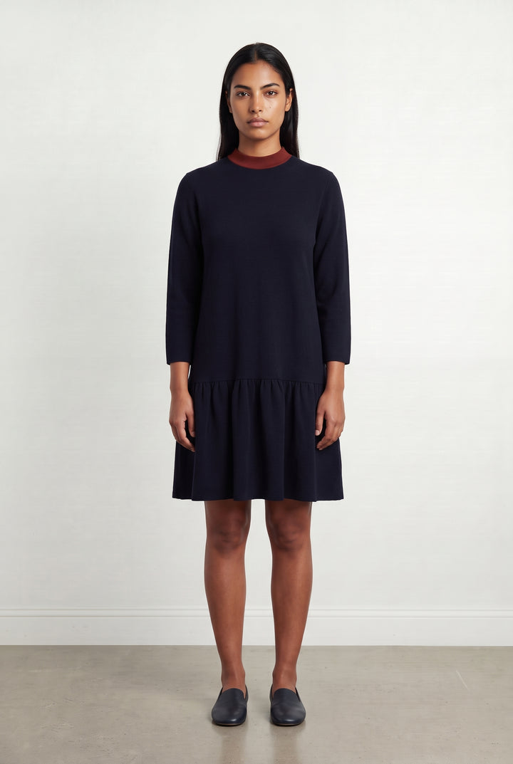 Robe Bleu Marine - Taille L/40 de la marque Sandro | PARAD124391 - Vendu par Paradigme - Image 1