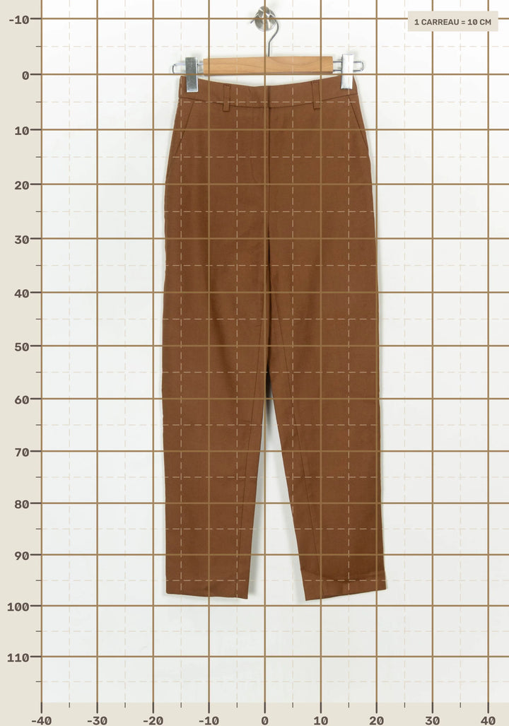 Pantalon Marron - Taille XS/34 de la marque Kookai | PARAD124393 - Vendu par Paradigme - Image 4