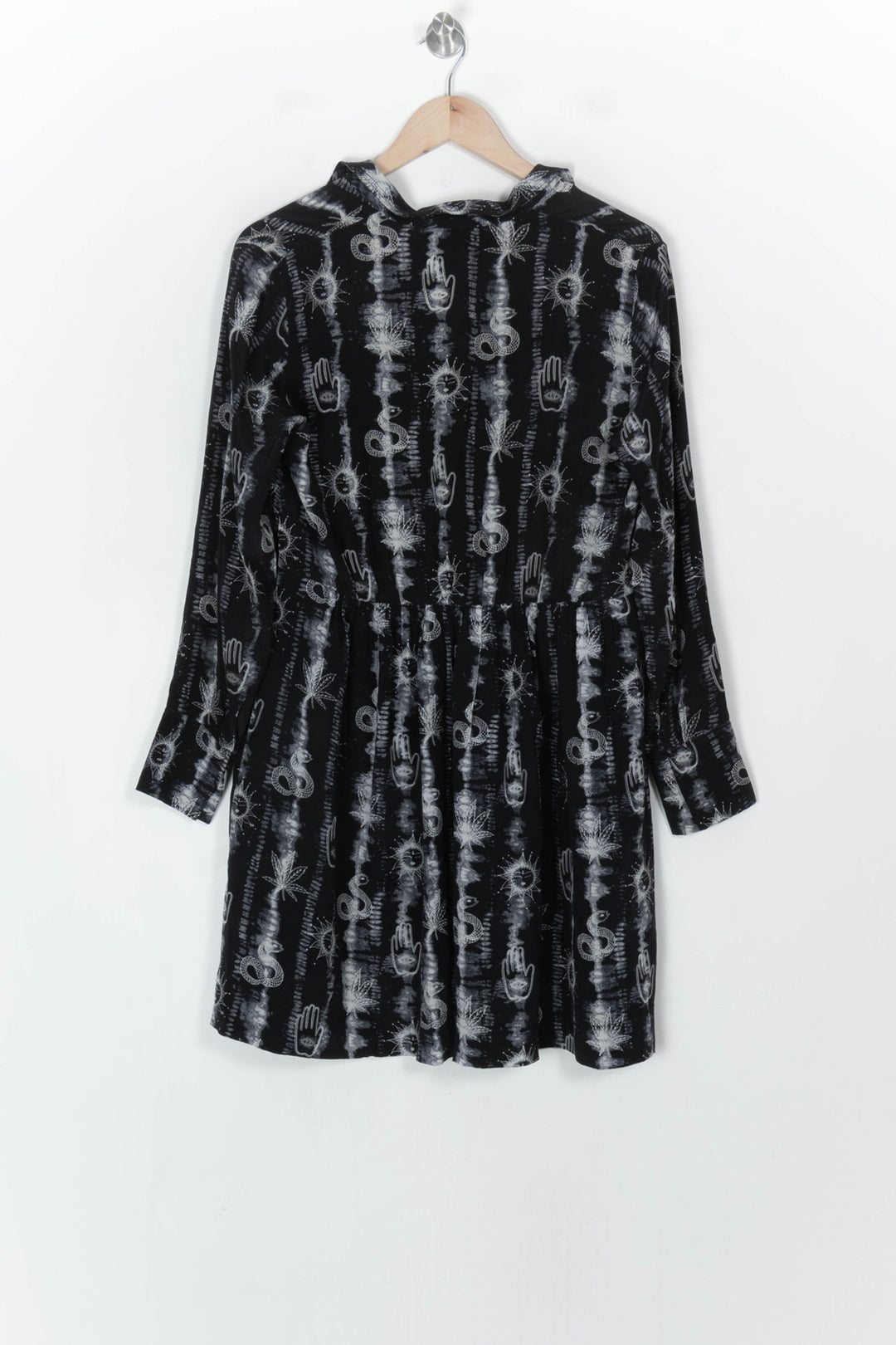 Robe Midi Noire et Blanche - Taille L/40 de la marque Sandro | PARAD124400 - Vendu par Paradigme - Image 5