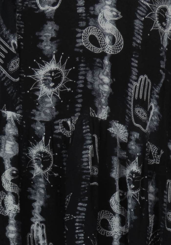Robe Midi Noire et Blanche - Taille L/40 de la marque Sandro | PARAD124400 - Vendu par Paradigme - Image 3