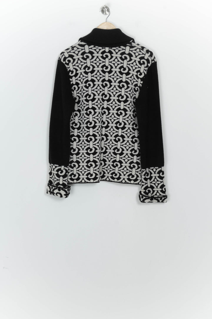 Cardigan Noir et Blanc - Taille M/38 de la marque Caroll | PARAD124401 - Vendu par Paradigme - Image 5