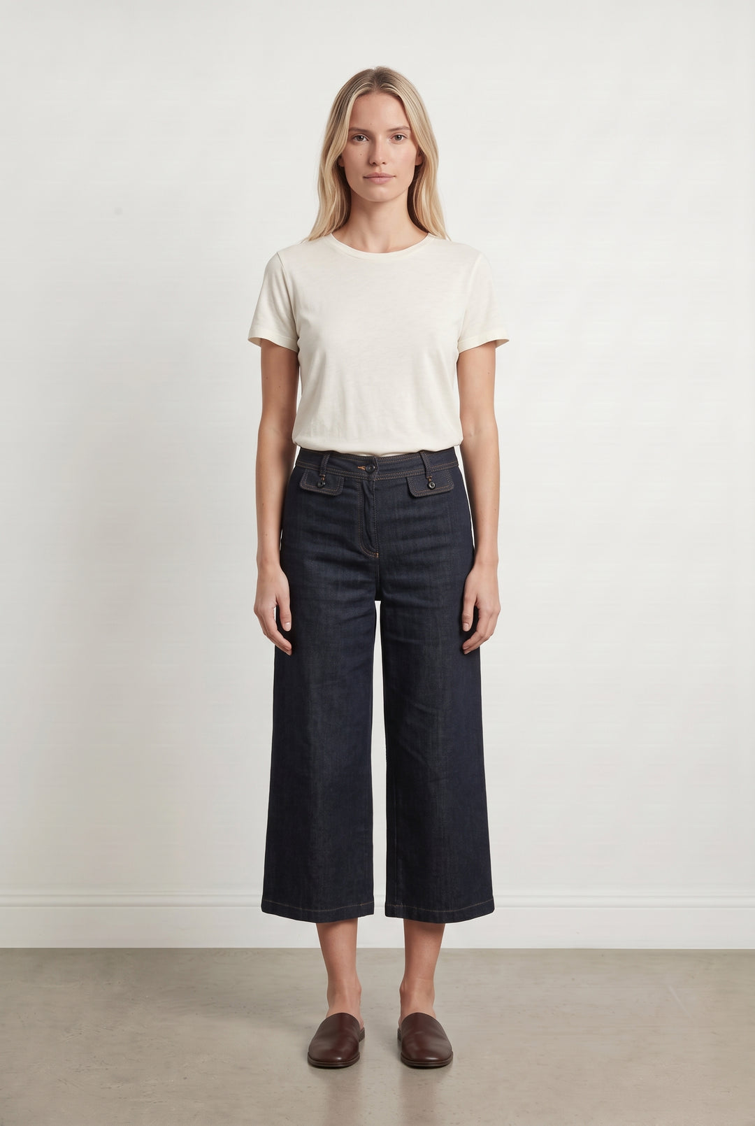 Jean Large Bleu - Taille M/38 de la marque Caroll | PARAD124406 - Vendu par Paradigme - Image 1