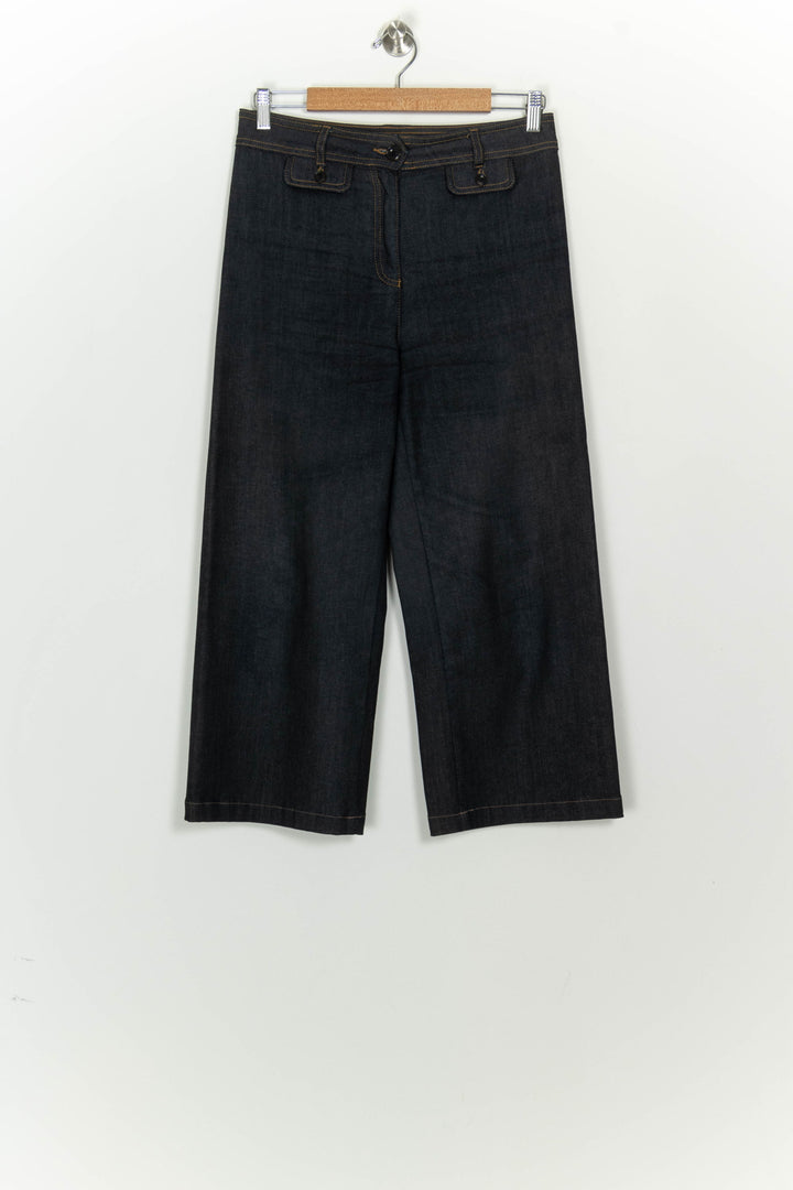 Jean Large Bleu - Taille M/38 de la marque Caroll | PARAD124406 - Vendu par Paradigme - Image 2