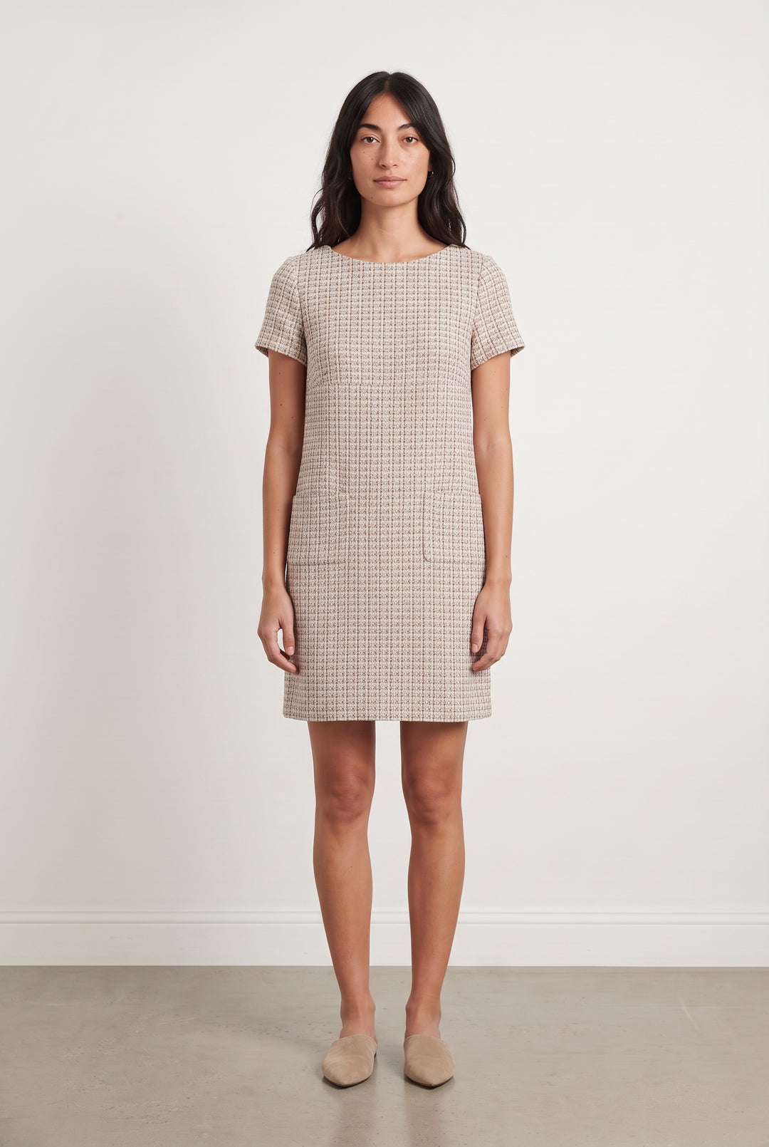 Robe Midi Beige - Taille M/38 de la marque Caroll | PARAD124409 - Vendu par Paradigme - Image 1