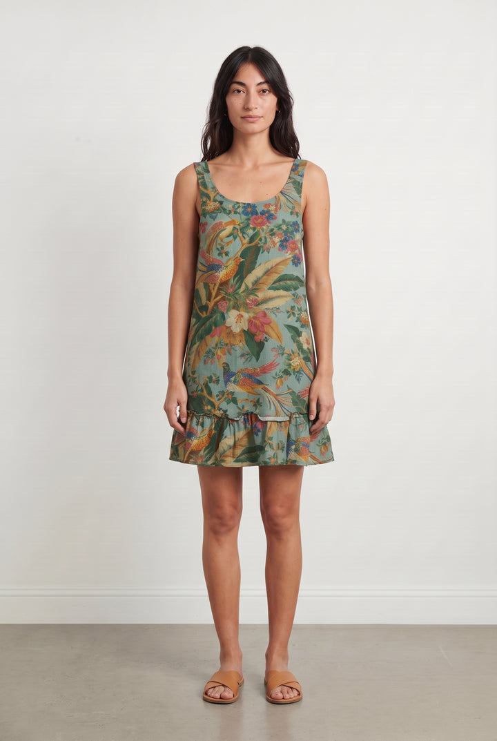 Robe Courte Verte - Taille M/38 de la marque Sézane | PARAD124410 - Vendu par Paradigme - Image 1
