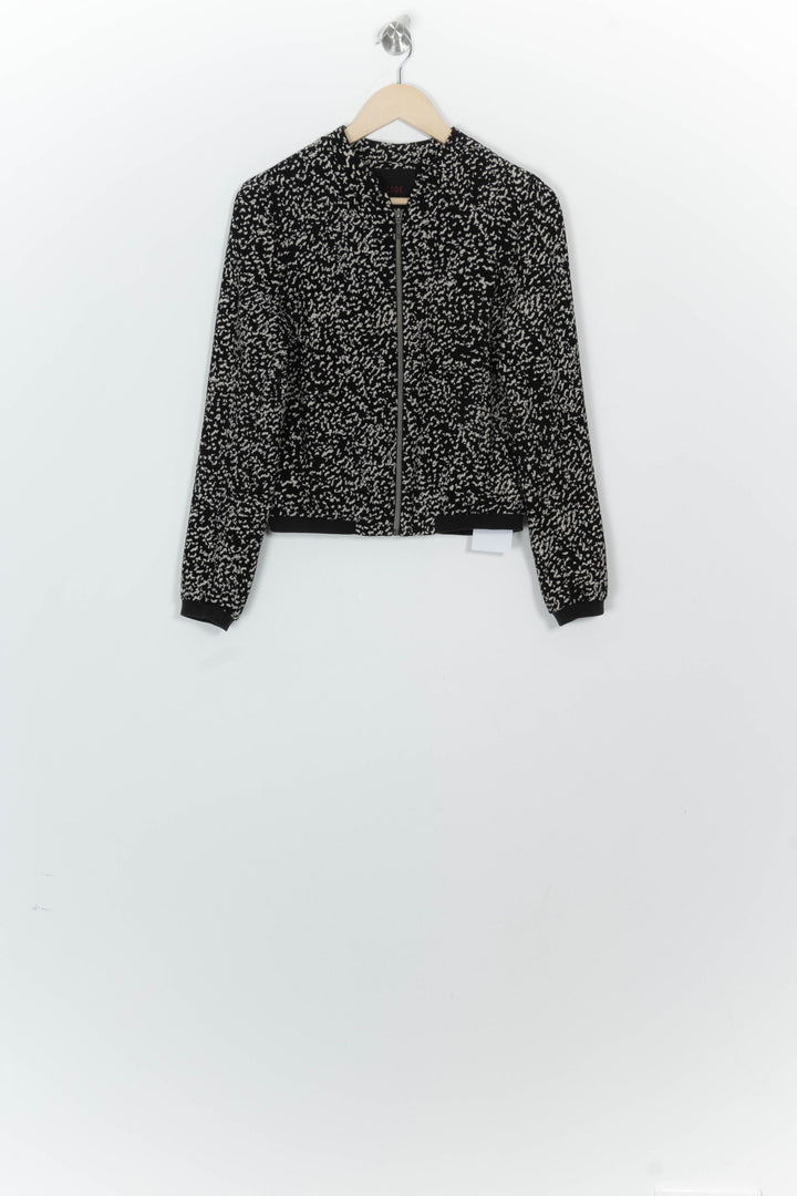 Veste Zippée Noire et Blanche - Taille S/36 de la marque I.Code | PARAD124413 - Vendu par Paradigme - Image 2