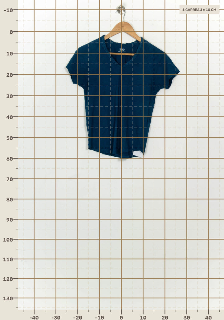 Tee-shirt Bleu - Taille XS/34 de la marque Sud express | PARAD124417 - Vendu par Paradigme - Image 4