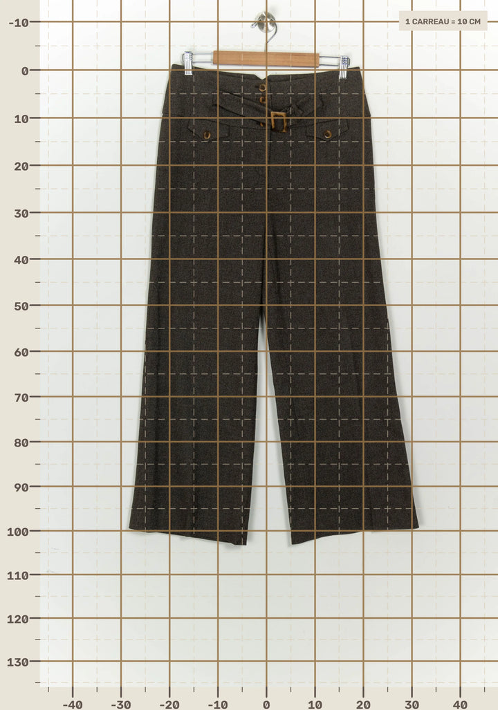 Pantalon Marron,Moda - Taille XXL/44 de la marque Caroll | PARAD124420 - Vendu par Paradigme - Image 4