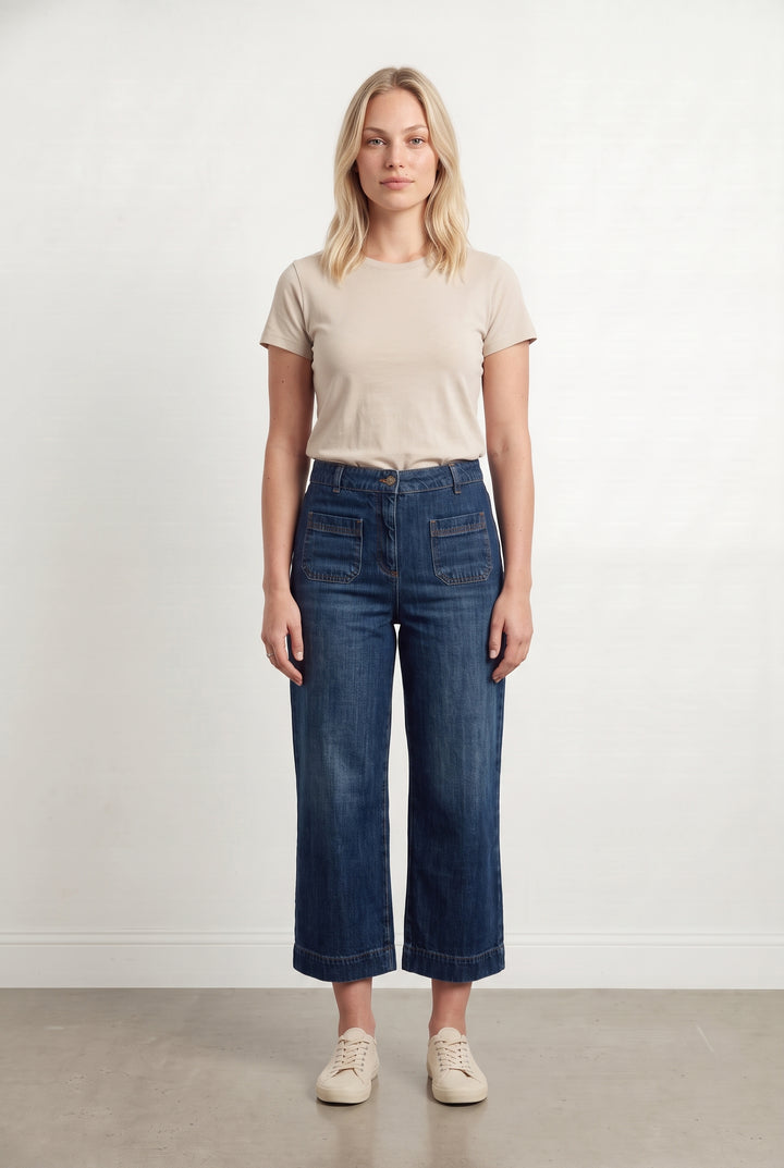 Jean Bleu Foncé - Taille L/40 de la marque Caroll | PARAD124421 - Vendu par Paradigme - Image 1