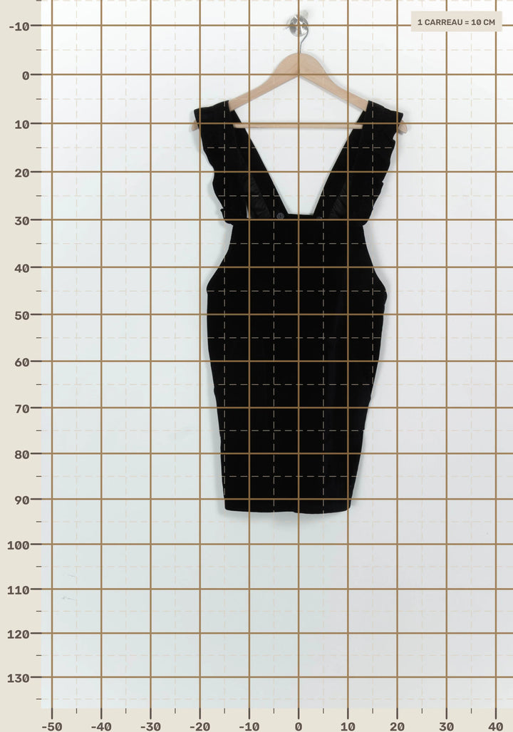 Robe Courte Noire - Taille M/38 de la marque La Petite Etoile | PARAD124422 - Vendu par Paradigme - Image 4