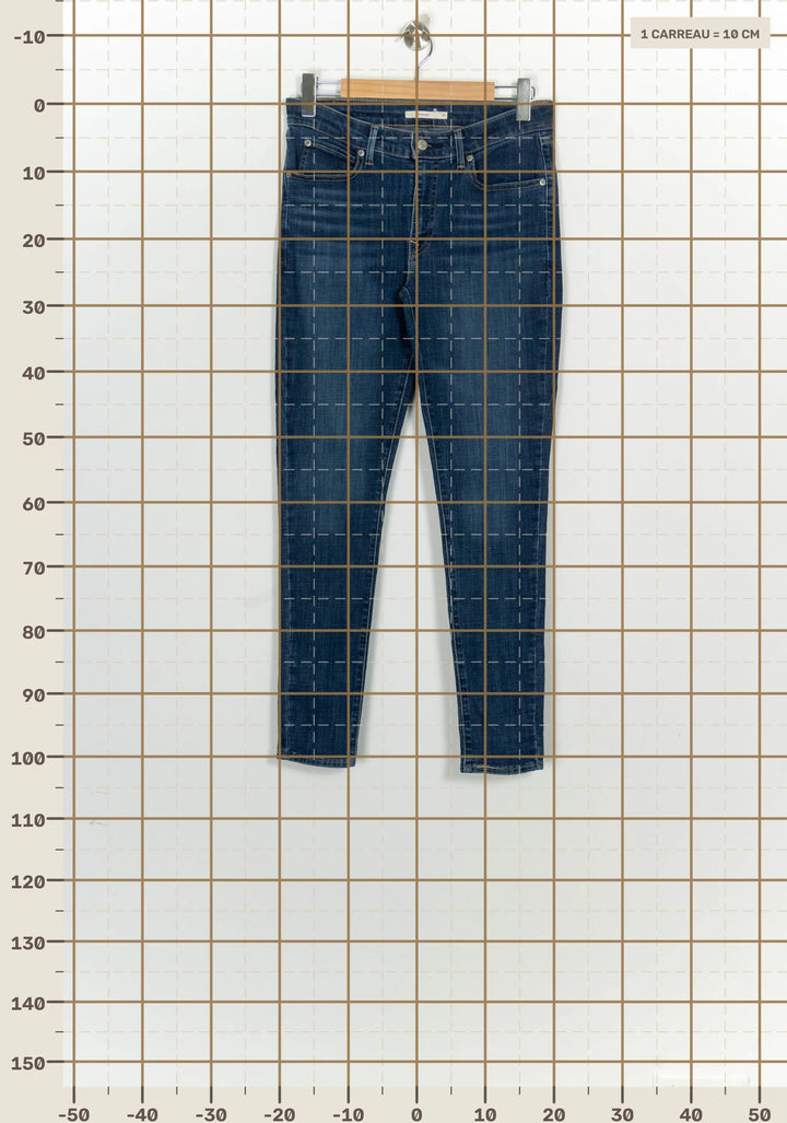 Jean Skinny Bleu foncé - Taille L/40 de la marque Levi&