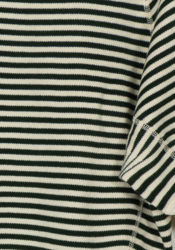 Pull Rayé Vert et Écru - Taille S/36 de la marque Bellerose | PARAD124430 - Vendu par Paradigme - Image 3