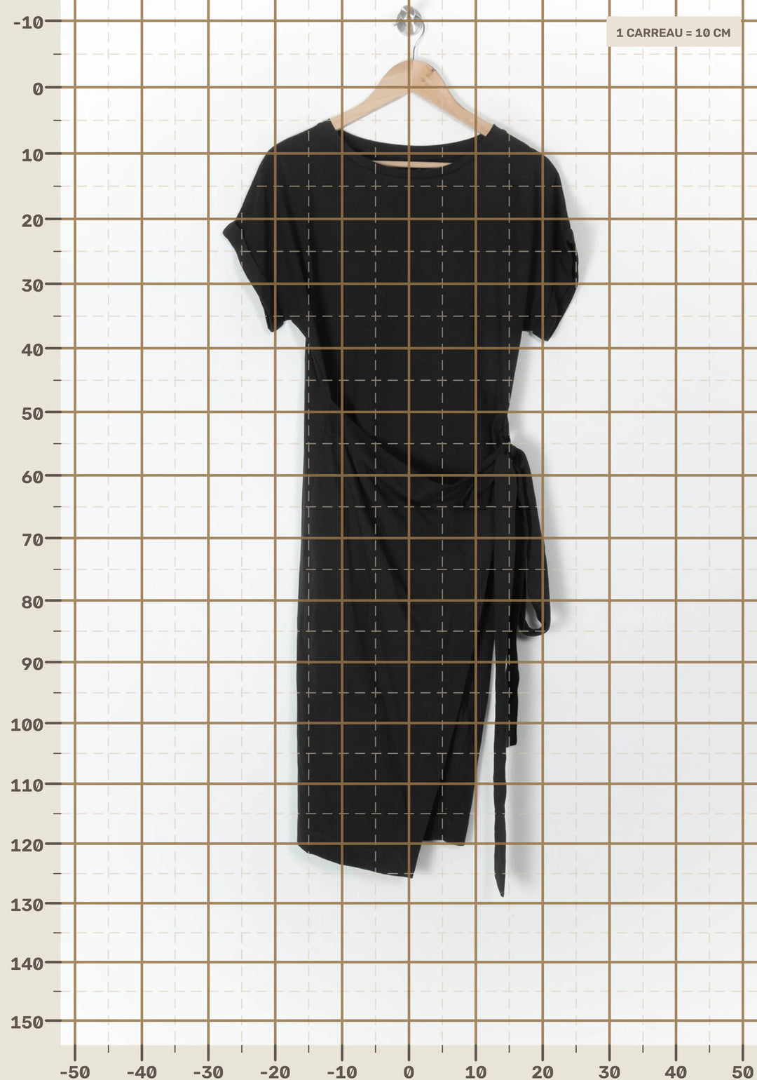 Robe Portefeuille Noire - Taille XS/34 de la marque ba&amp;sh | PARAD124431 - Vendu par Paradigme - Image 4