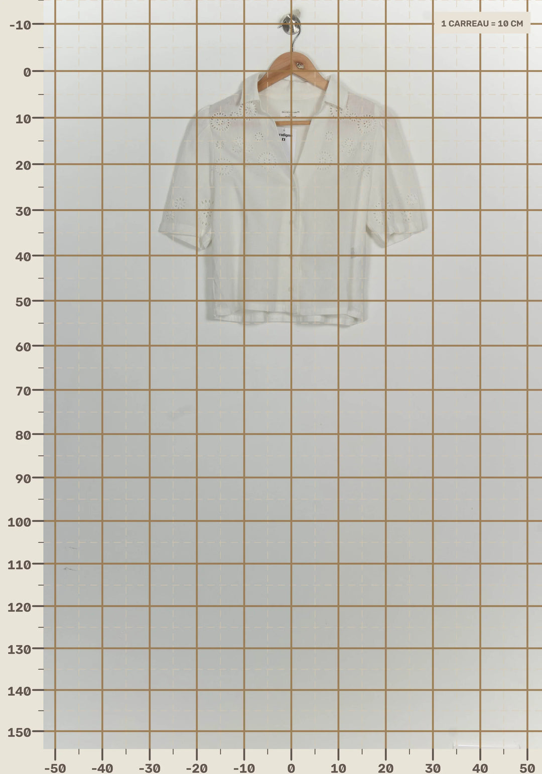 Chemise Blanche - Taille S/36 de la marque Des petits hauts | PARAD124434 - Vendu par Paradigme - Image 4
