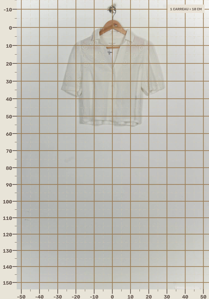 Chemise Blanche - Taille S/36 de la marque Des petits hauts | PARAD124434 - Vendu par Paradigme - Image 4