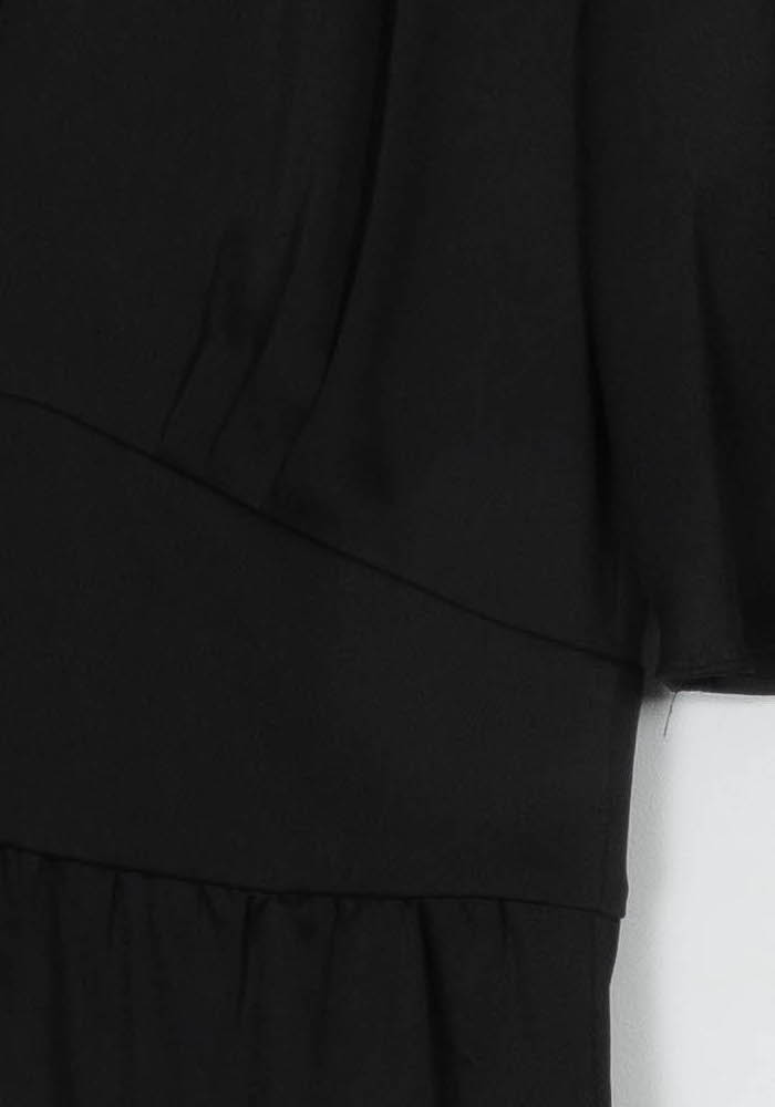 Robe Midi Noire - Taille XS/34 de la marque ba&amp;sh | PARAD124435 - Vendu par Paradigme - Image 3