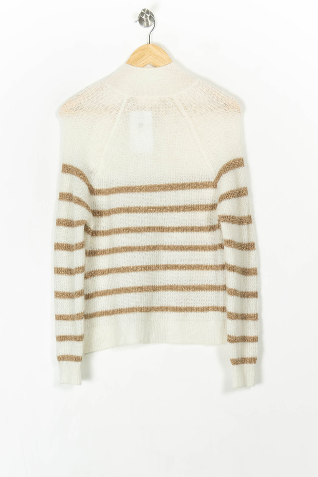 Pull Écru et Marron - Taille XS/34 de la marque Sézane | PARAD124436 - Vendu par Paradigme - Image 5