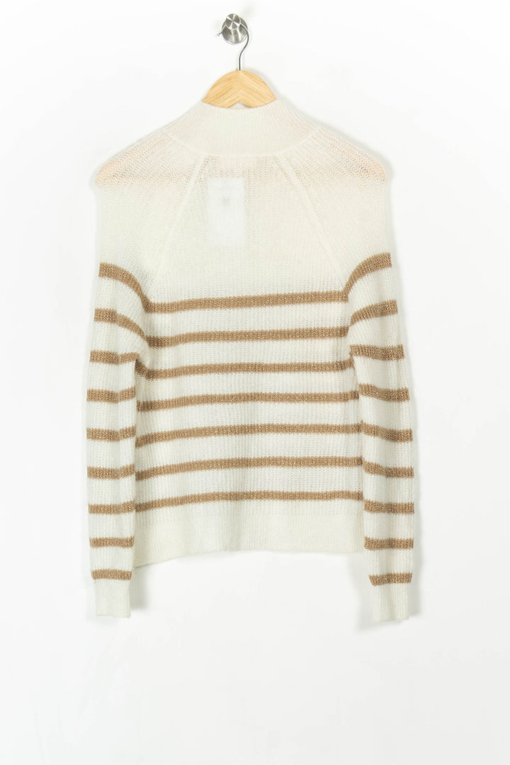 Pull Écru et Marron - Taille XS/34 de la marque Sézane | PARAD124436 - Vendu par Paradigme - Image 5