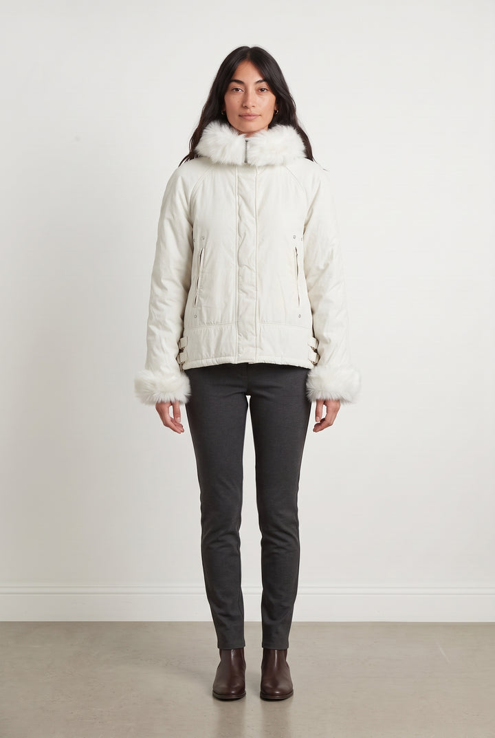 Parka Beige - Taille M/38 de la marque Maje | PARAD124441 - Vendu par Paradigme - Image 1