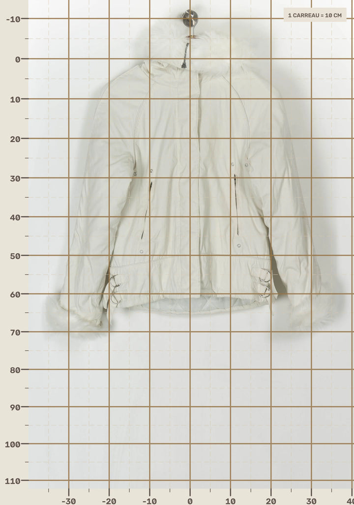 Parka Beige - Taille M/38 de la marque Maje | PARAD124441 - Vendu par Paradigme - Image 4