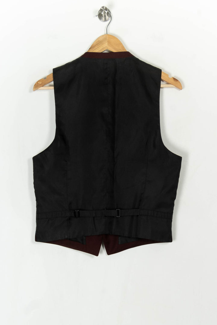 Gilet De Tailleur Bordeaux - Taille M/38 de la marque The Kooples | PARAD124446 - Vendu par Paradigme - Image 5