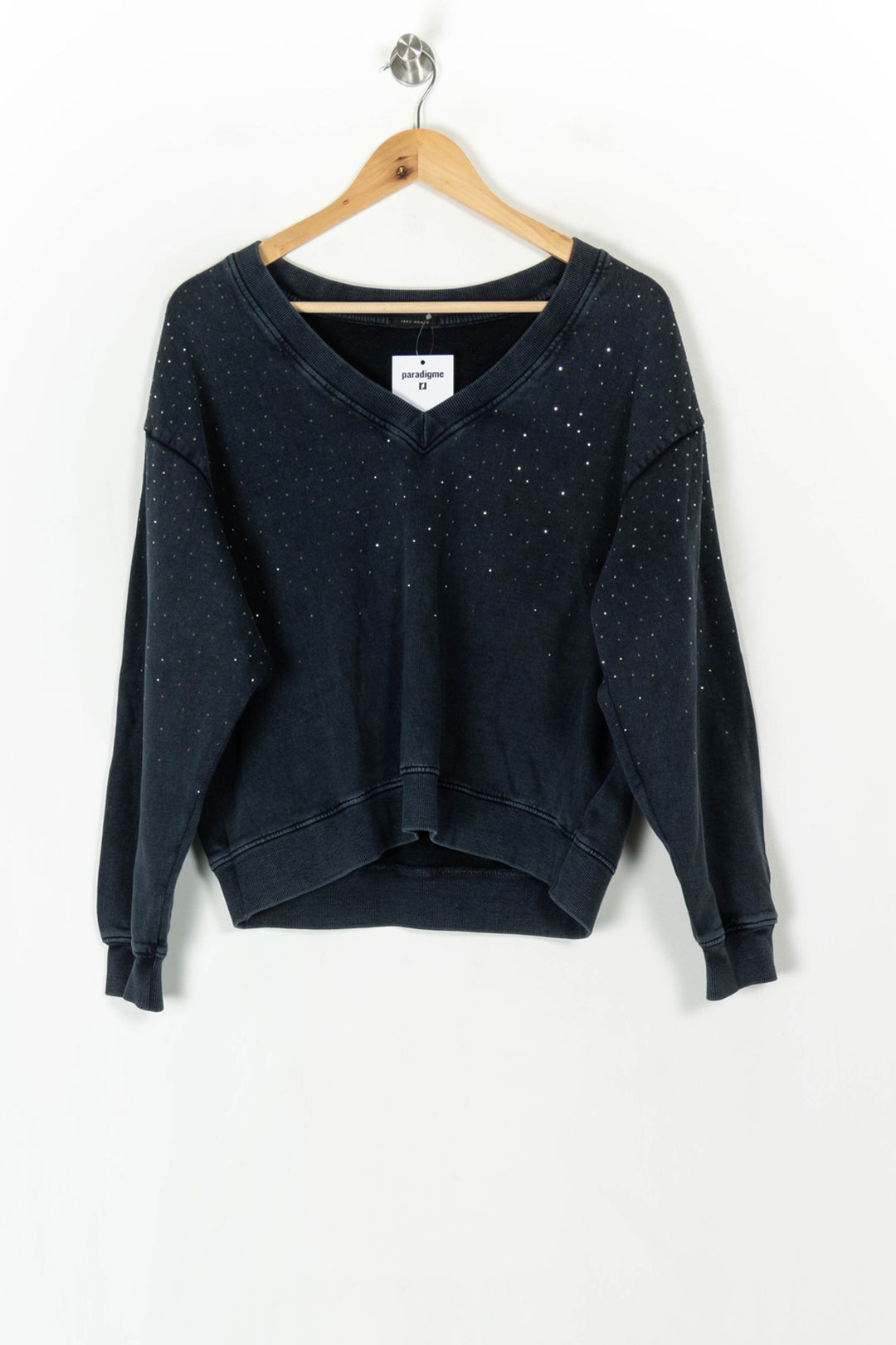 Pull Bleu - Taille M/38 de la marque IKKS | PARAD124448 - Vendu par Paradigme - Image 2