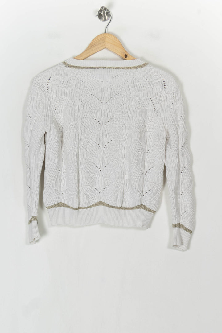 Pull Blanc - Taille S/36 de la marque Kookai | PARAD124449 - Vendu par Paradigme - Image 5