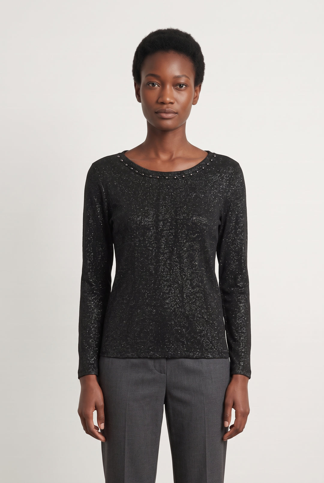 Pull Noir - Taille M/38 de la marque IKKS | PARAD124451 - Vendu par Paradigme - Image 1