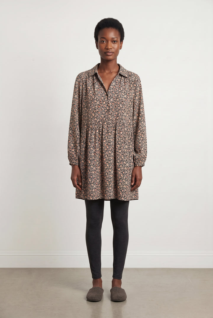 Robe Noire et Beige - Taille S/36 de la marque Petite Mendigote | PARAD124460 - Vendu par Paradigme - Image 1