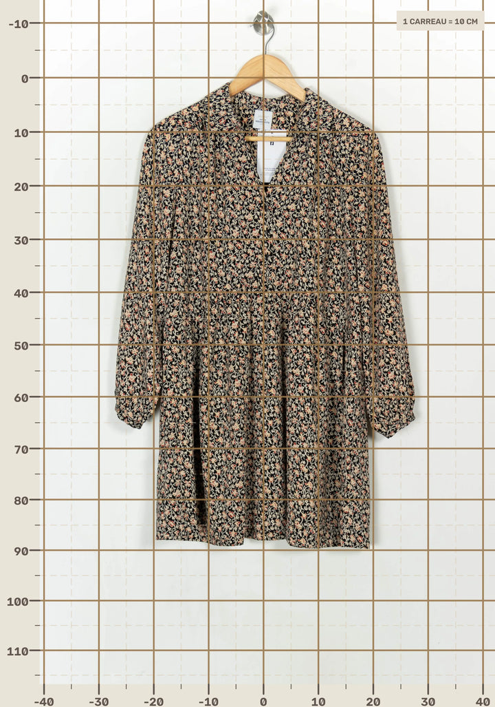 Robe Noire et Beige - Taille S/36 de la marque Petite Mendigote | PARAD124460 - Vendu par Paradigme - Image 4