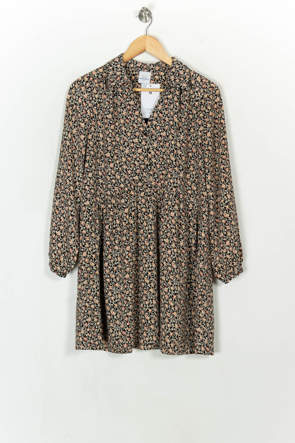 Robe Noire et Beige - Taille S/36 de la marque Petite Mendigote | PARAD124460 - Vendu par Paradigme - Image 2