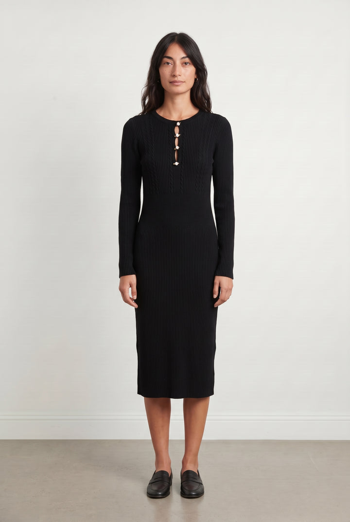 Robe Longue Noire - Taille S/36 de la marque Rouje | PARAD124468 - Vendu par Paradigme - Image 1