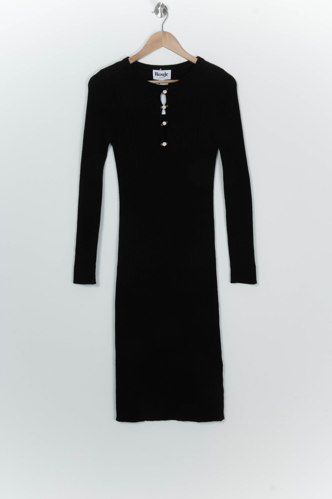 Robe Longue Noire - Taille S/36 de la marque Rouje | PARAD124468 - Vendu par Paradigme - Image 2