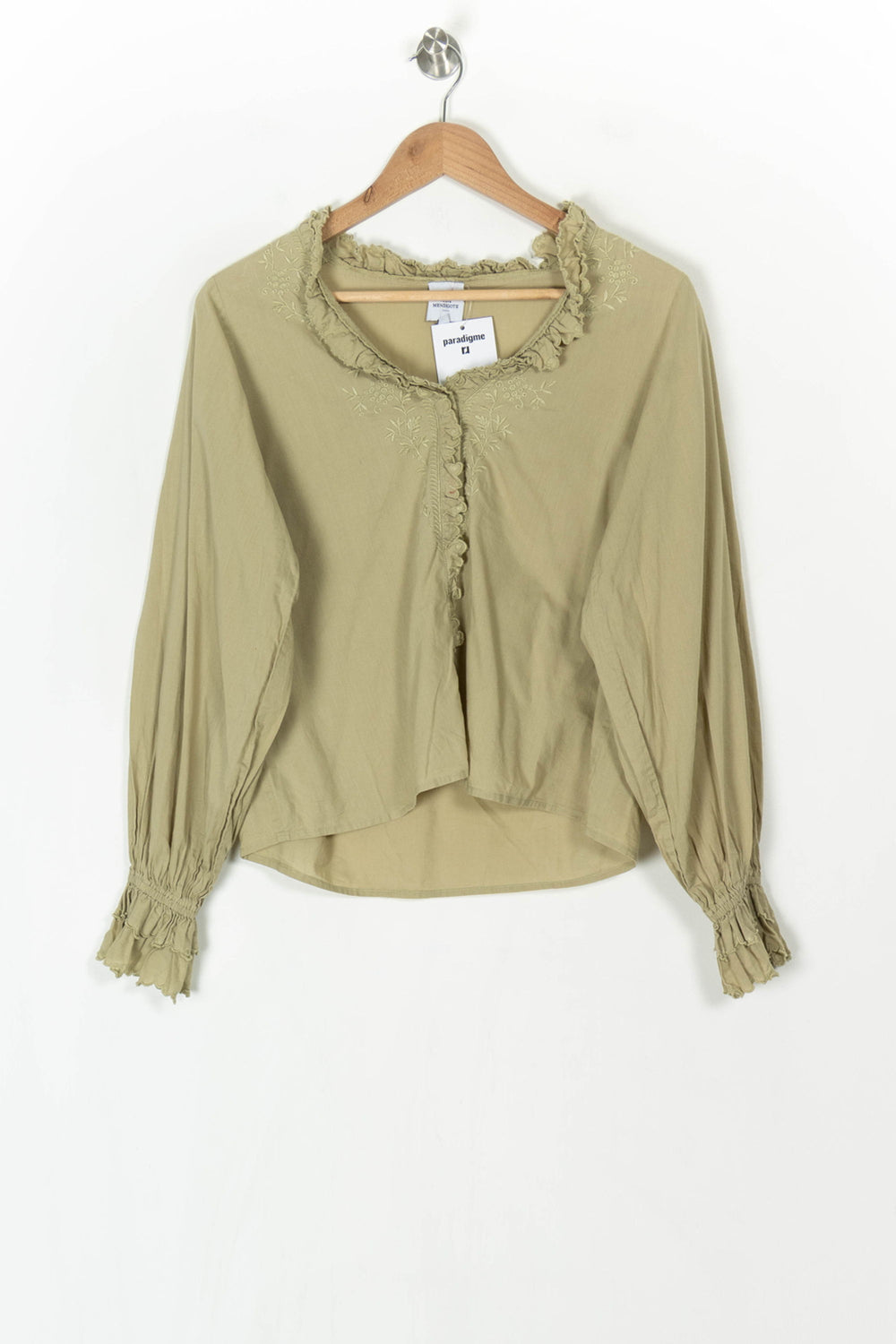 Blouse Verte - Taille S/36 de la marque Petite Mendigote | PARAD124473 - Vendu par Paradigme - Image 2