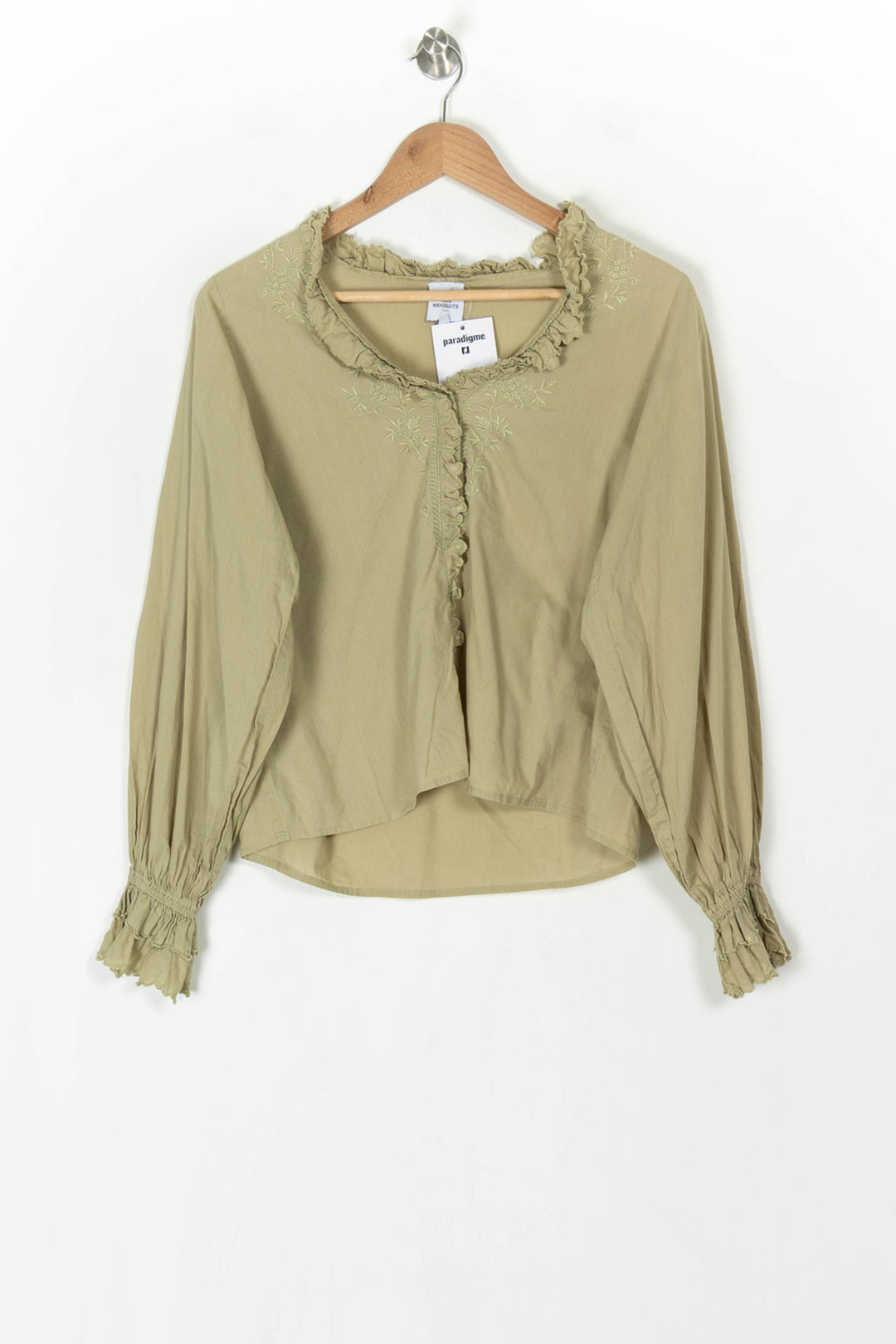 Blouse Verte - Taille S/36 de la marque Petite Mendigote | PARAD124473 - Vendu par Paradigme - Image 2