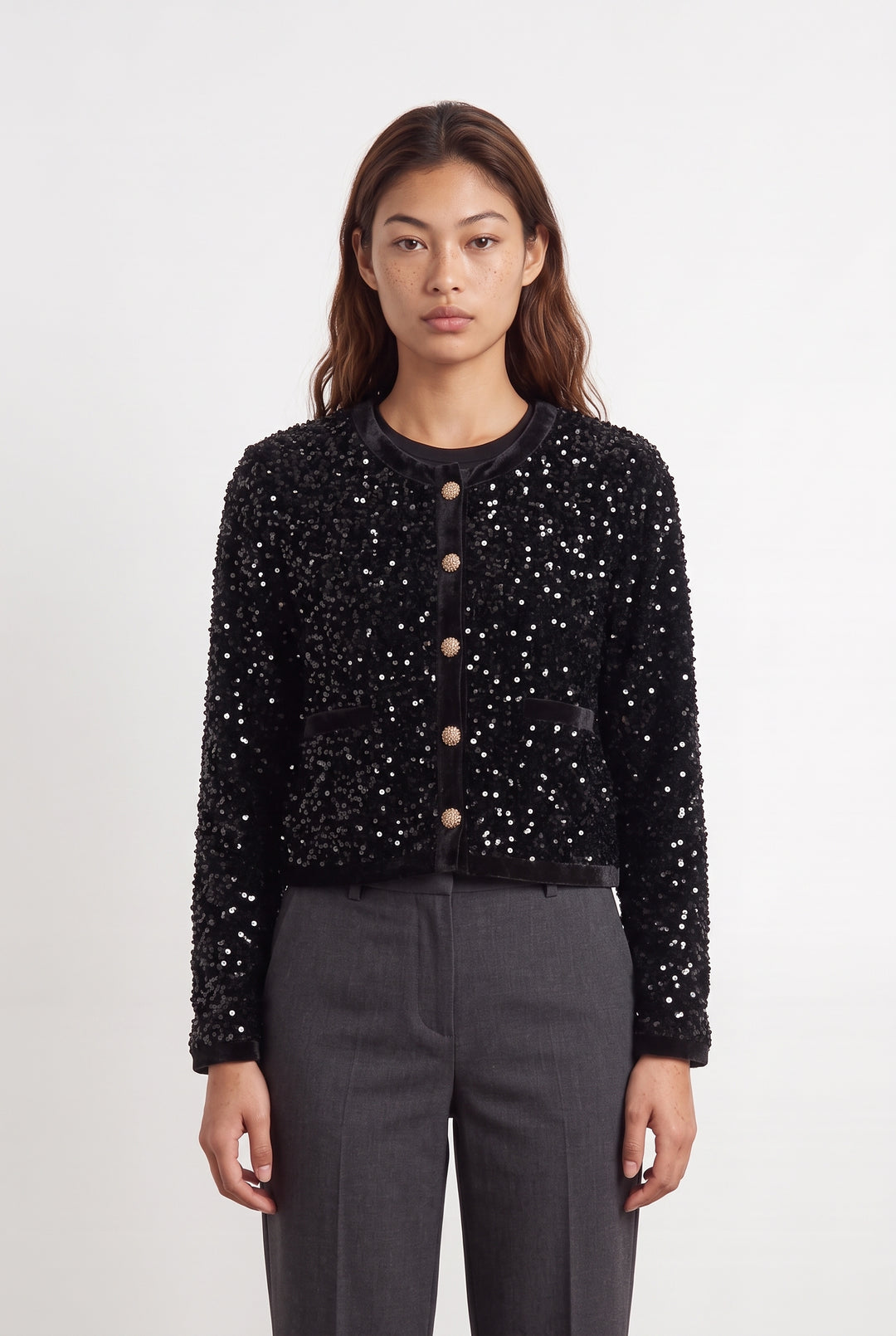 Gilet Noir - Taille S/36 de la marque Petite Mendigote | PARAD124474 - Vendu par Paradigme - Image 1